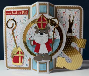 Handgemaakte Sinterklaas Kaart beschikbaar voor biedingen