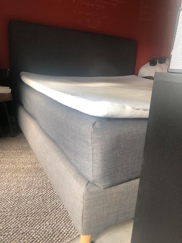 Ikea Boxspring 180x200 - Gebruikt, Goede Staat, Huis en Inrichting, Slaapkamer | Bedden, Gebruikt, Tweepersoons, 180 cm, 200 cm