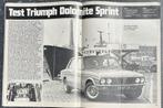 Triumph Dolomite Sprint test in Autovisie 1974, Gelezen, Ophalen of Verzenden, Overige merken, Autovisie
