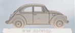 Thema Silhouet met een VW Kever auto, Ophalen of Verzenden, Nieuw, Wandklok