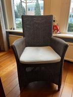 6 comfortabele Lloyd Loom stoelen, Ophalen, Overige materialen, Gebruikt, Bruin