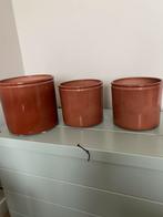 Bloempotten, Tuin en Terras, Bloempotten, Rond, Ophalen of Verzenden, Aardewerk, Minder dan 40 cm