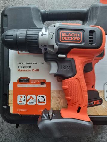 Black+Decker Klopboormachine - Zo Goed Als Nieuw beschikbaar voor biedingen