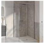 Nieuw in doos Douchewand Schuifdeur Rechts + zijwand 120/90, Doe-het-zelf en Verbouw, Sanitair, Ophalen, Nieuw, Chroom, Douche