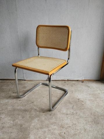 Vintage buisframe eetkamerstoel Ceska design Marcel Breuer beschikbaar voor biedingen