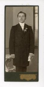 E53'CDV foto jongenman, Verzamelen, Foto's en Prenten, Verzenden, Voor 1940, Nieuw, Foto