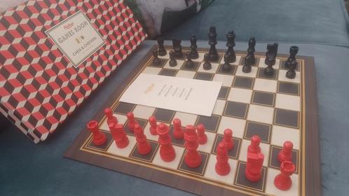 Design Ridley's games room schaken & dammen compleet, Hobby en Vrije tijd, Gezelschapsspellen | Bordspellen, Zo goed als nieuw
