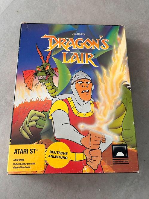 Atari St Dragons Lair in doos “met direct kopen”, Spelcomputers en Games, Games | Pc, Gebruikt, 1 speler, Vanaf 3 jaar, Ophalen of Verzenden