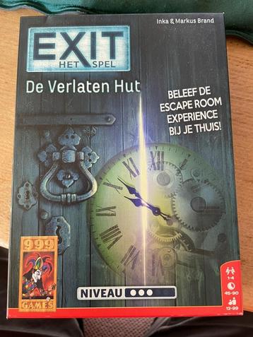 escape spel Exit de verlaten hut beschikbaar voor biedingen