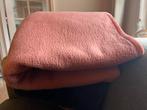 Vintage roze deken 140 x 190 cm, Ophalen of Verzenden, Gebruikt