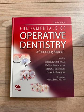 Fundamentals of Operative Dentistry - 3rd edition beschikbaar voor biedingen
