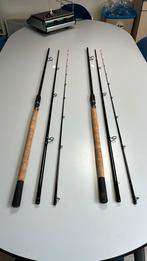 2x Spro Leo Koot Team Feeder Mid Range 3,90 meter Feeder, Ophalen of Verzenden, Gebruikt, Werphengel
