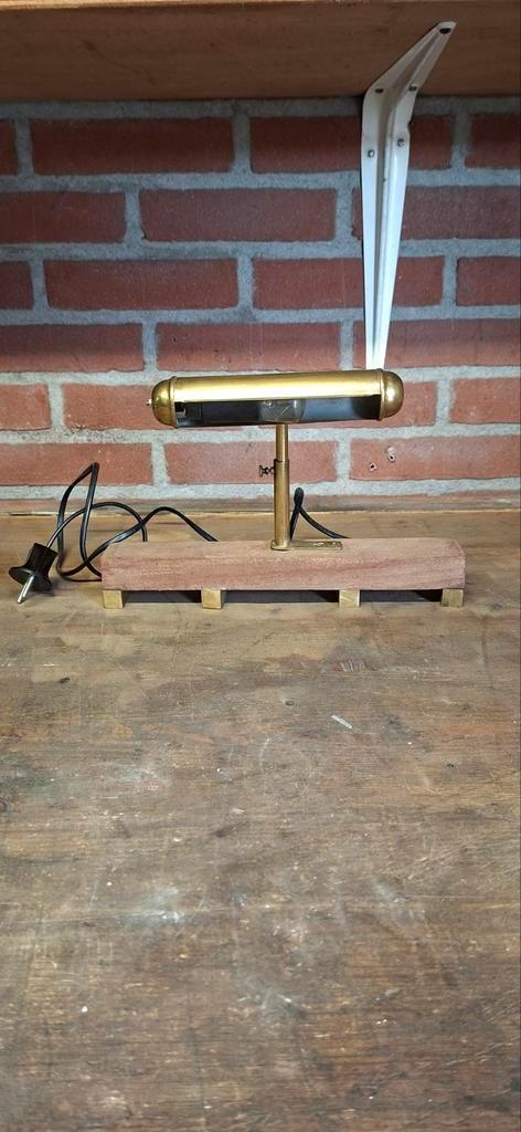 Antiek Bureaulampje, Huis en Inrichting, Lampen | Vloerlampen, Gebruikt, Minder dan 100 cm, Ophalen of Verzenden