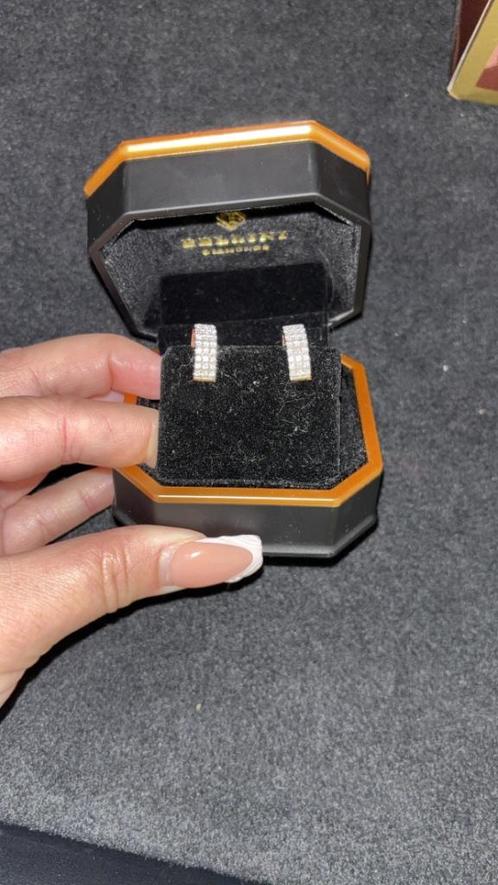 Diamanten oorbellen, Sieraden, Tassen en Uiterlijk, Oorbellen, Nieuw, Hangers, Goud, Goud, Ophalen