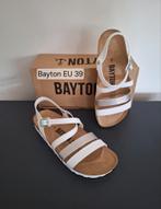 Bayton sandalen EU 39 - wit/zilver - model Gerone, Wit, Bayton, Nieuw, Sandalen of Muiltjes