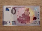 0 euro biljet - Johannes Vermeer Het Melkmeisje, Postzegels en Munten, Verzenden, Overige landen, 5 euro, Los biljet