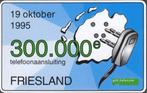 Telefoonkaart CKE047 Friesland 300.000e telefoonaansluiting, Verzamelen, Verzenden, Nederland