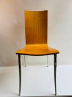 Mirko Aleph Tango Stoel , Design P. Starck , 2 in voorraad, Italie, Gebruikt, Twee, Bruin