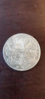 herdenkingsmunt 50 gulden, Postzegels en Munten, Munten | Nederland, Ophalen of Verzenden, Koningin Beatrix, 50 gulden