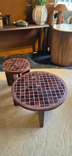 Ronde Salontafel & Bijzettafel Keramiek |  Showmodel, Huis en Inrichting, Ophalen, Bornsestraat 31, Rond, 50 tot 100 cm