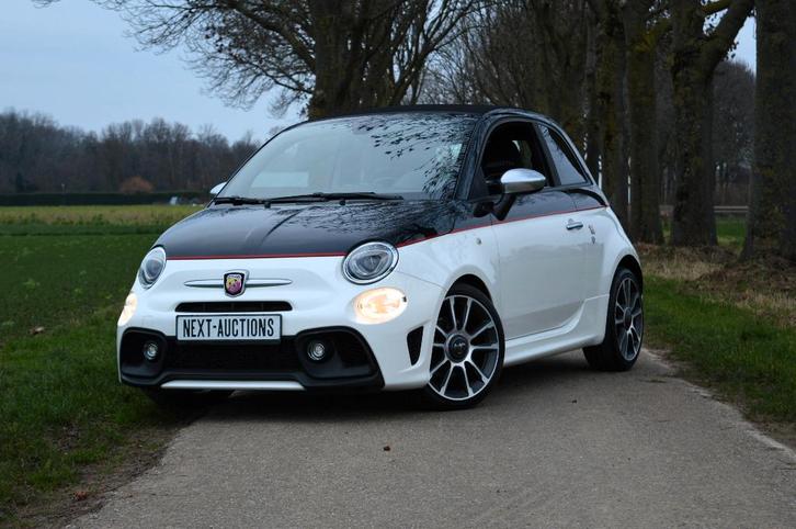 Abarth 595 1.4 T-Jet Turismo Cabriolet | Online veiling |, Auto's, Abarth, Bedrijf, ABS, Airbags, Airconditioning, Bluetooth, Boordcomputer