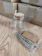 Kleine potjes met kruken dop, Huis en Inrichting, Keuken | Potten en Pannen, Ophalen of Verzenden, Zo goed als nieuw, Glas, Pot, Bus of Blik