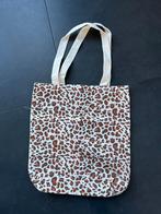 Canvas tas met tijgerprint, Sieraden, Tassen en Uiterlijk, Tassen | Damestassen, Ophalen of Verzenden, Nieuw, Bruin, Shopper