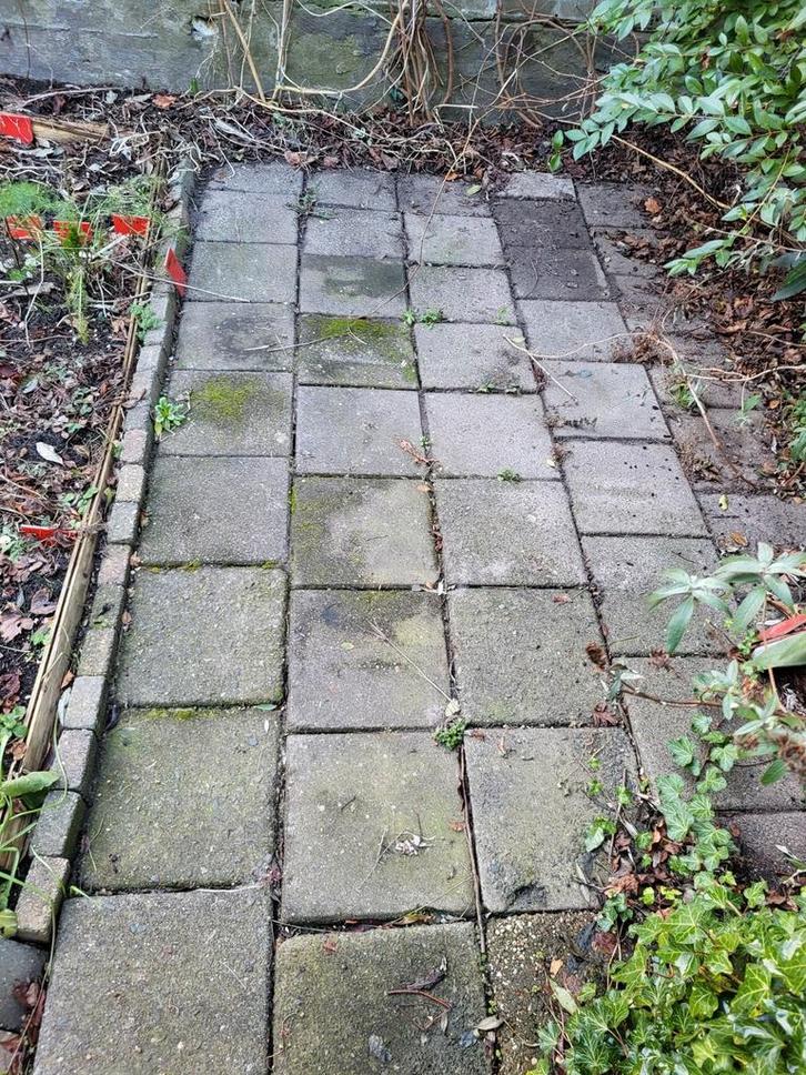 Gratis afhalen: 30x30 grindtegels, Tuin en Terras, Tegels en Klinkers, Gebruikt, Terrastegels, Beton, Ophalen