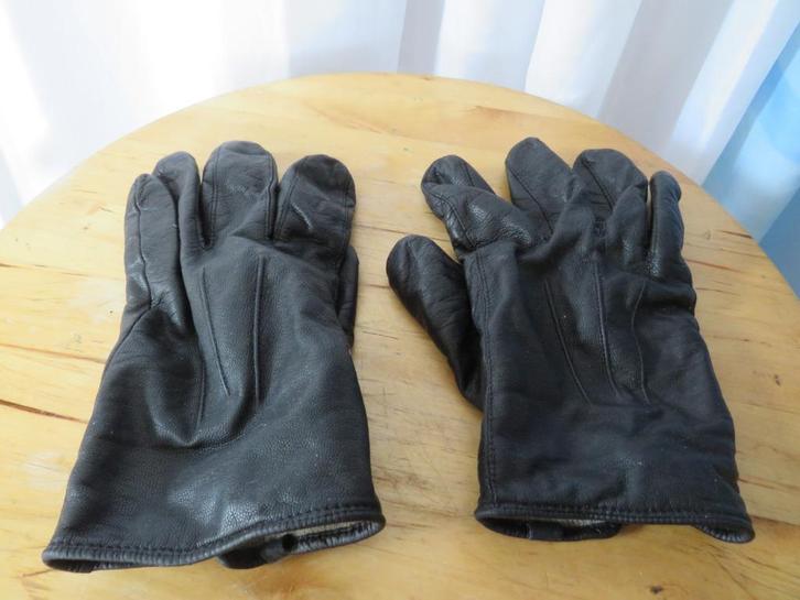 zwarte leren wolmix gevoerde handschoenen mt S/M h&m, Kleding | Heren, Mutsen, Sjaals en Handschoenen, Gedragen, Handschoenen