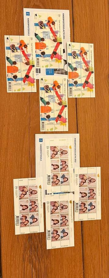 Kinderpostzegels Serie 2003-2012 beschikbaar voor biedingen