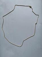 Fijne 14 karaat gouden ketting vossenstaart, Sieraden, Tassen en Uiterlijk, Verstelbaar, Verzenden, Zo goed als nieuw, Goud