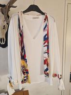 Prachtige witte blouse met sjaaltje - Maat L, Vie ta Vie, Ophalen of Verzenden, Nieuw, Wit