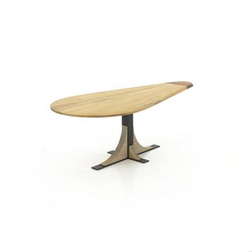 Zwaardtafel Frjemd eiken | 230x110cm | H76cm | Massief eiken beschikbaar voor biedingen