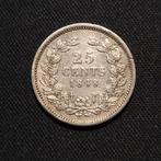 25 cent 1848, Verzenden, Zilver, 25 cent, Losse munt
