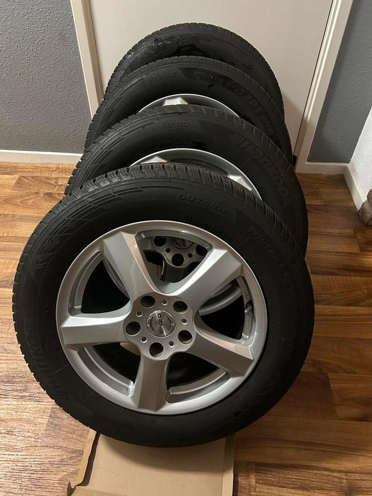 Winterbanden set 5x115, Auto-onderdelen, Banden en Velgen, Banden en Velgen, Winterbanden, 16 inch, 205 mm, Personenwagen, Gebruikt