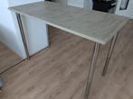 Bureau met verstelbare poten 155x75 cm, Huis en Inrichting, Bureaus, Ophalen, In hoogte verstelbaar, Gebruikt, Bureau