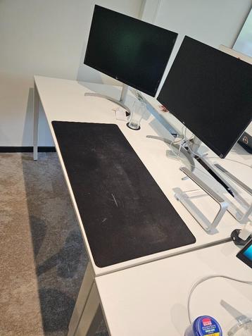 Witte bureaus - 4 potten