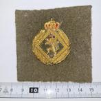 Geborduurd schouderembleem Intendance staf, Verzamelen, Militaria | Algemeen, Ophalen, Landmacht, Nederland, Embleem of Badge