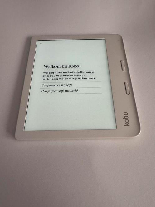 Kobo Libra 2 ereader - wit - in nette staat, Computers en Software, E-readers, Zo goed als nieuw, 7 inch, 16 GB of meer, Touchscreen