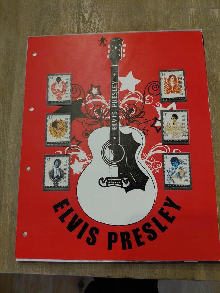 Postzegels van Elvis Presley, Postzegels en Munten, Postzegels | Volle albums en Verzamelingen, Buitenland, Ophalen of Verzenden