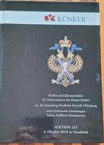 Kunker veiling catalogus, Verzamelen, Militaria | Tweede Wereldoorlog, Ophalen of Verzenden, Landmacht, Nederland, Boek of Tijdschrift
