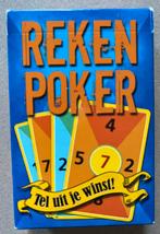 Reken Poker kaart spel, Ophalen of Verzenden, Gebruikt, Rekenen
