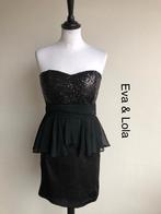 Eva & Lola Avondjurk  {mt: 36} 5960-4,2, Kleding | Dames, Zo goed als nieuw, Eva & Lola, Maat 36 (S), Onder de knie