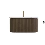 BADMEUBELSET ELEGANZA DARK WALNUT IN 3 MATEN
