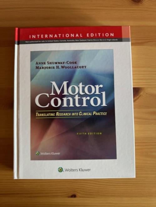 Studieboek Motor Control, Shumway-Cook, Boeken, Studieboeken en Cursussen, Nieuw, HBO, Beta, Ophalen of Verzenden