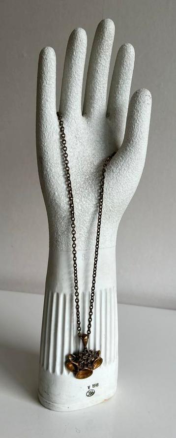 Vintage Fins Design Brons Halsketting Rendiermos IKONEN 70’s beschikbaar voor biedingen