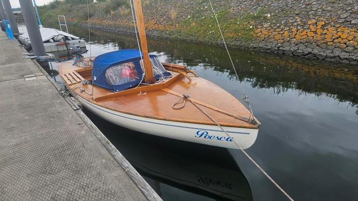 Klassieke 16 Kwadraat Zeilboot - Prachtige Staat!, Watersport en Boten, Open zeilboten, Gebruikt, Overige typen, 3 tot 6 meter