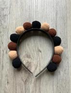 Haarband pompom bruine kleurtjes/zwart, Ophalen of Verzenden, Nieuw
