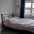 Stalen ledikant 140x200 - elektrische lattenbodem - matras!, Ophalen, Verstelbaar, Zwart, Tweepersoons