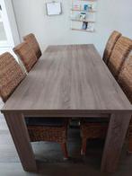 Eettafel 200 x 90 cm, zonder stoelen, Ophalen, Zo goed als nieuw, 6 tot 8 stoelen